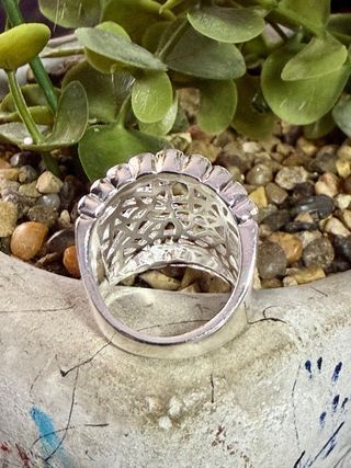 Anillo Plata 925 Diseño Calado