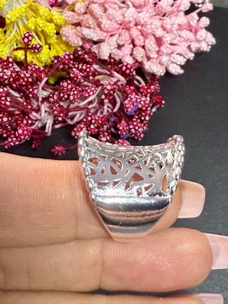 Anillo Plata 925 Diseño Calado