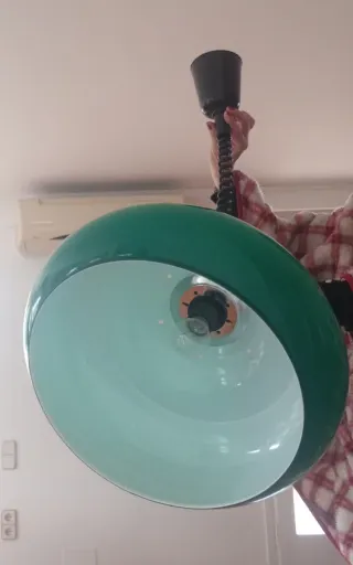 Lampade da biliardo verdi per sala giochi o tempo libero