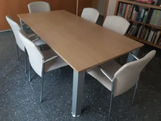 Mesa de comedor/despacho Roble