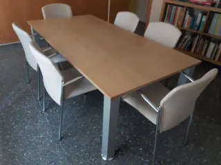 Mesa de comedor/despacho Roble