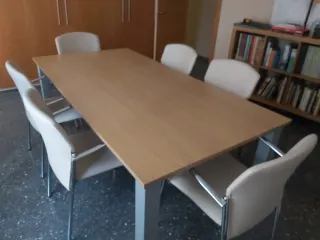 Mesa de comedor/despacho Roble