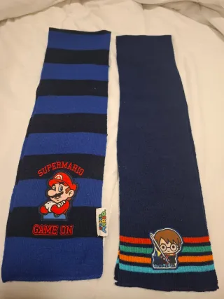 Pacchetto berretto e 2 sciarpe per bambini: Mario e Harry