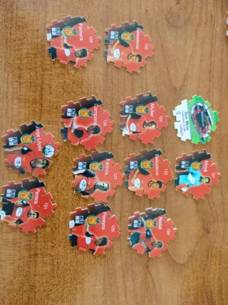 126 Tazos fútbol LFP Grefusa 2004-05
