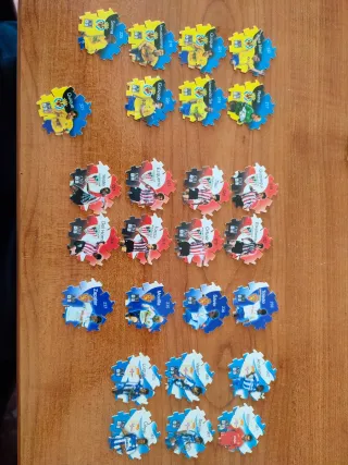 126 Tazos fútbol LFP Grefusa 2004-05