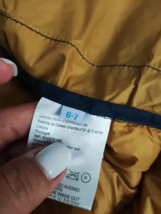 Casaco Lanidor 6/7 anos novo c/ etiqueta