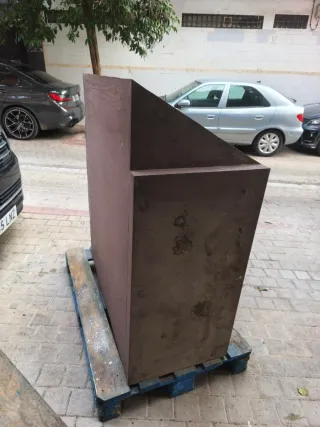 Mueble industrial hierro cafetera