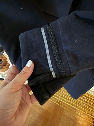 Abrigo Zara Basic Negro