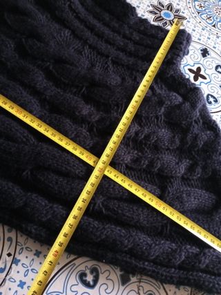 Poncho Corto 10% Lana