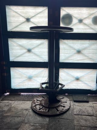 6 Mesas Altas Hierro y Madera.