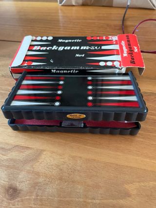Mini Backgammon Magnetico Set