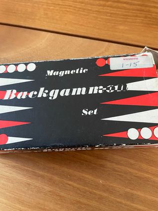 Mini Backgammon Magnetico Set
