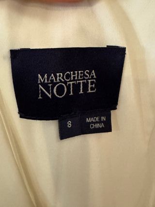 Vestido de Novia Marchesa Notte Plata