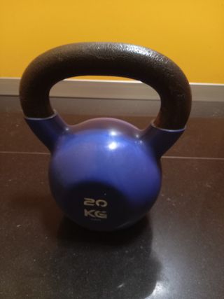 Kettlebell 20kg Decathlon Azul