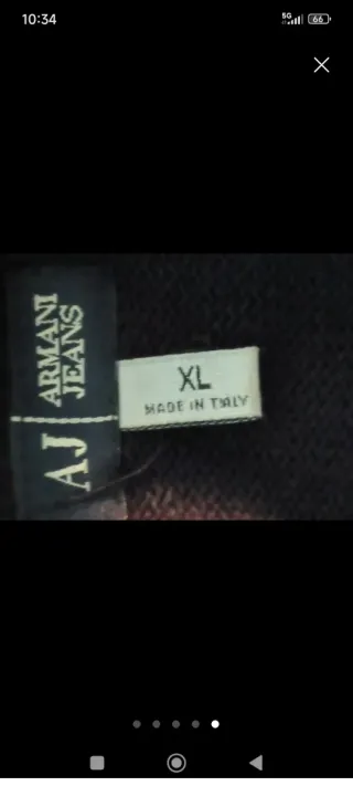 Jersey Armani Jeans cuello alto azul