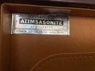 Maletín documentos Atimsansonite Marrón Vintage