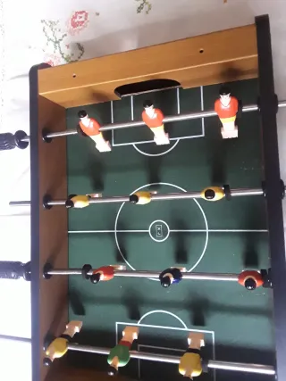 Futbolín de mesa pequeño