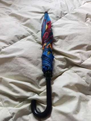 Paraguas Spiderman Niños Azul y Rojo