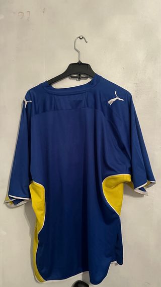 Camiseta Cardiff Puma Azul y Amarilla