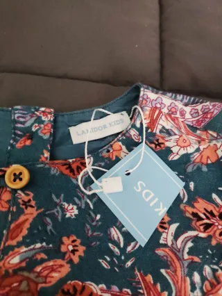 Vestido Lanidor 6/7 anos novo c/ etiqueta