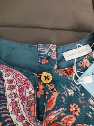 Vestido Lanidor 6/7 anos novo c/ etiqueta