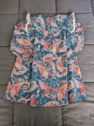 Vestido Lanidor 6/7 anos novo c/ etiqueta