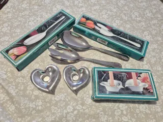 Juego Cubiertos Bañados en Plata Towle