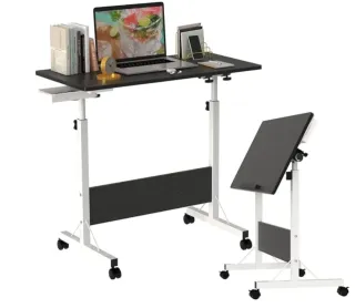 Mesa Ordenador Ruedas Ajustable.