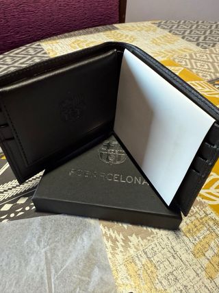 Cartera FC Barcelona Negra