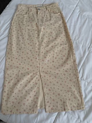 Falda larga floral MATCHPOINT talla M