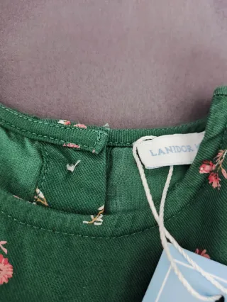 Vestido Lanidor 6/7 anos novo c/ etiqueta