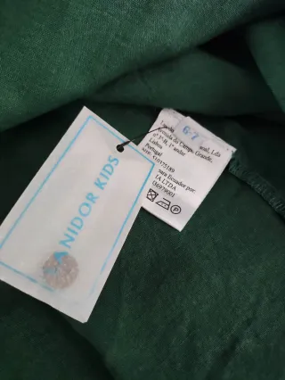 Vestido Lanidor 6/7 anos novo c/ etiqueta