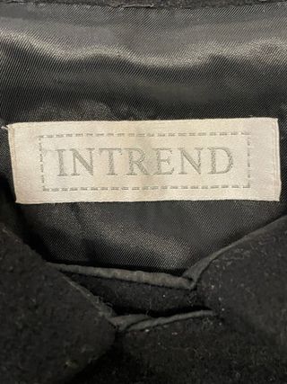 Cappotto lana Intrend nero