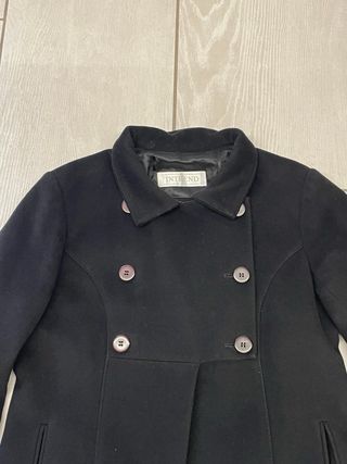 Cappotto lana Intrend nero