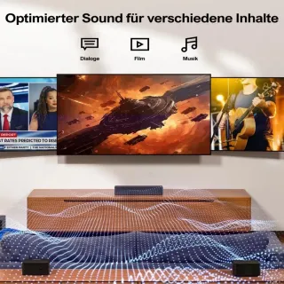 Barra de Sonido ULTIMEA Poseidon D50 Negra