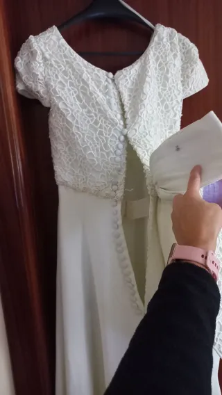 Vestido de Novia Blanco Encaje