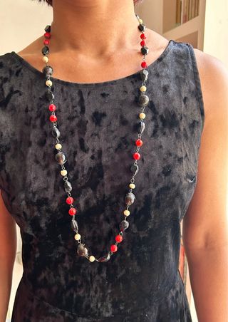 Vestido Negro Terciopelo Talla 38