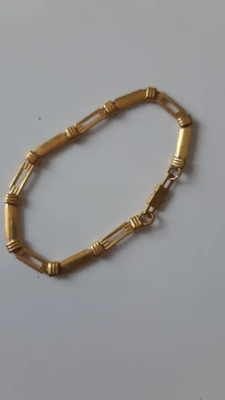 2 Pulseras Doradas Bisutería Elefantes