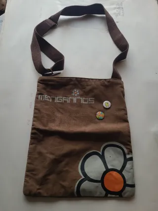 Bolsa de Hombro Menganitos Marrón