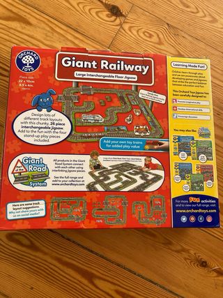 Puzzle Tren Orchard Toys Giant Railway