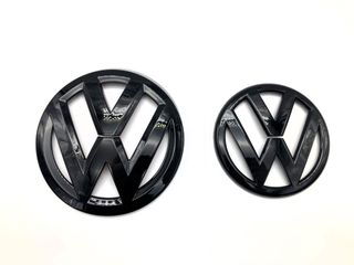 EMBLEMA TRASERO VOLKSWAGEN VW GOLF VI NEGRO