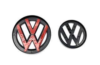 EMBLEMA TRASERO VOLKSWAGEN VW GOLF VI NEGRO