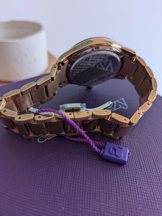 Reloj Aristocrazy Correa y Esfera Rosa Dorado