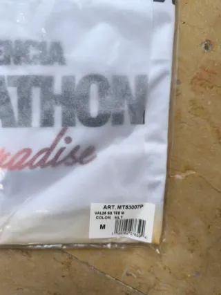 Camiseta Maratón Valencia 2025 New Balance Talla M