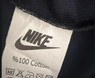 Sudadera Nike Azul Logo Múltiple