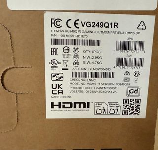 Monitor Asus TUF Gaming VG249Q1R 23.8" LED IPS