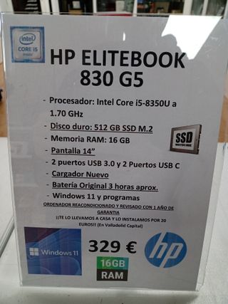 HP Elitebook 830 G5