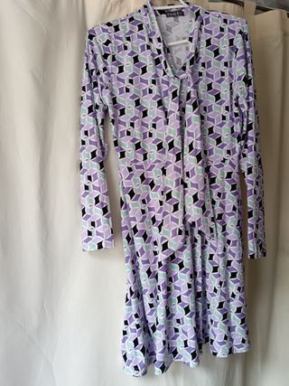 Vestido estampado geométrico Inside