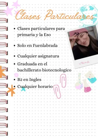 Clase particulares de refuerzo