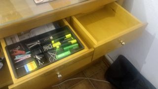 Mostrador Tienda Vintage Madera y Cristal